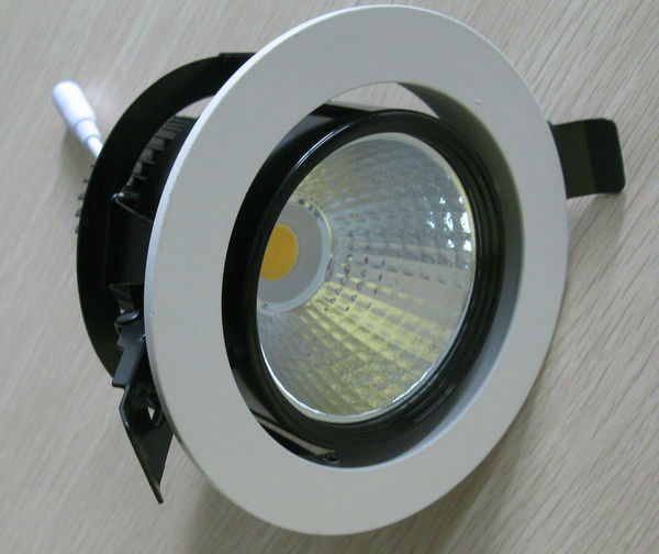 high quality 20w rotable cob led down light with 3 year warranty